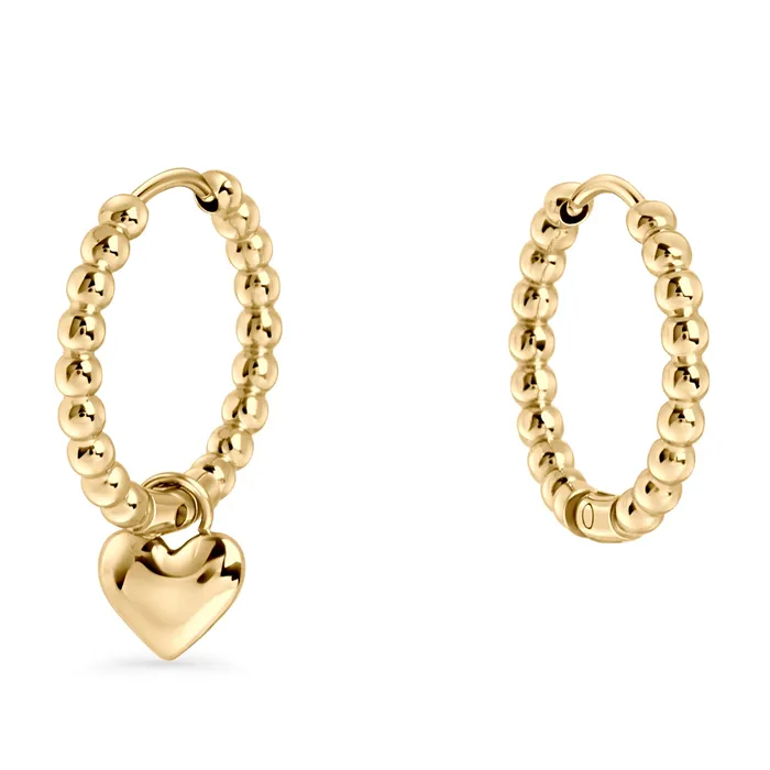 miabijoux Earrings Violet Huggie Earrings