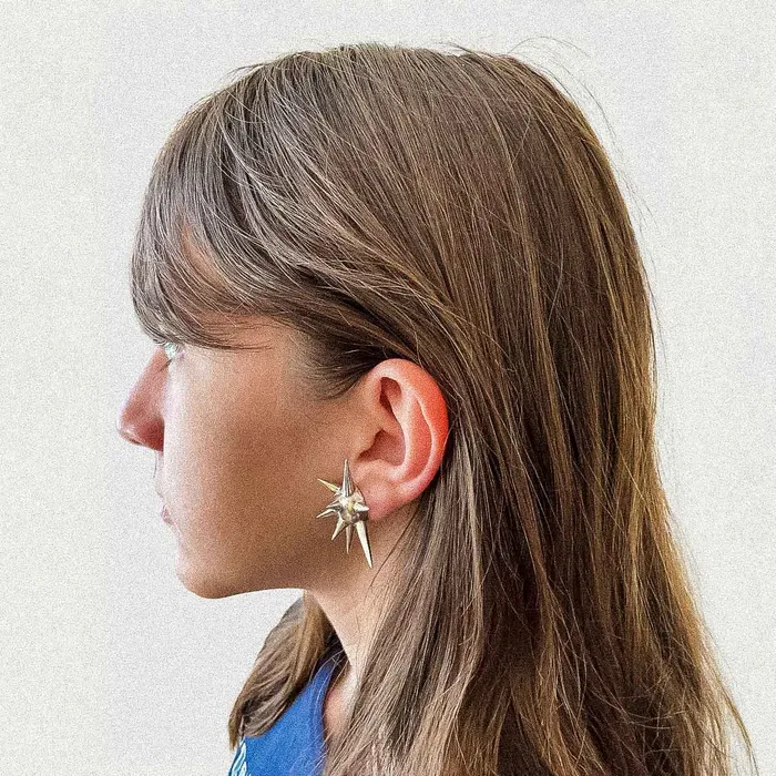 Naimah Spiked Ball Earrings Earrings