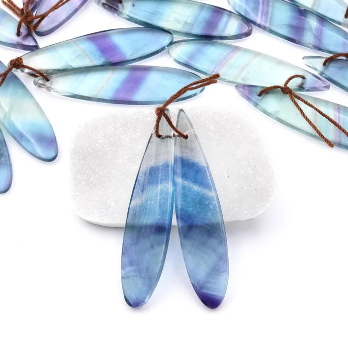 Natural Light Purple Green Blue Fluorite Teardrop Earring Pair Drilled Gemstone Matched Beads A4 Intrinsic Trading Earrings Natural Light Purple Green Blue Fluorite Teardrop Earring Pair Drilled Gemstone Matched Beads A4 Intrinsic Trading Earrings