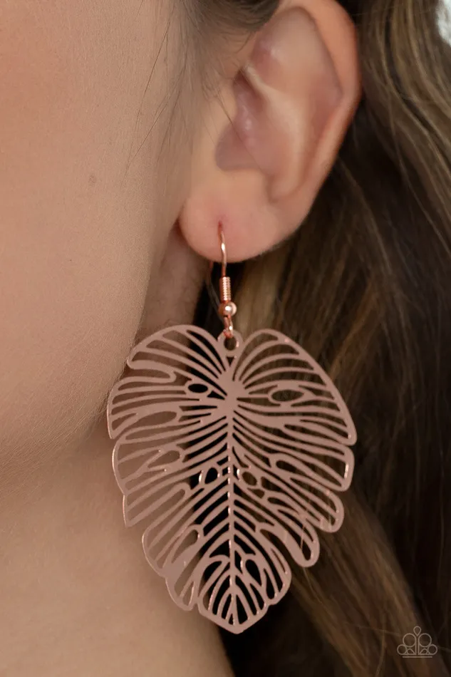 Palm Palmistry Copper Paparazzi Earrings All Eyes On U Jewelry Paparazzi Accessories Earrings
