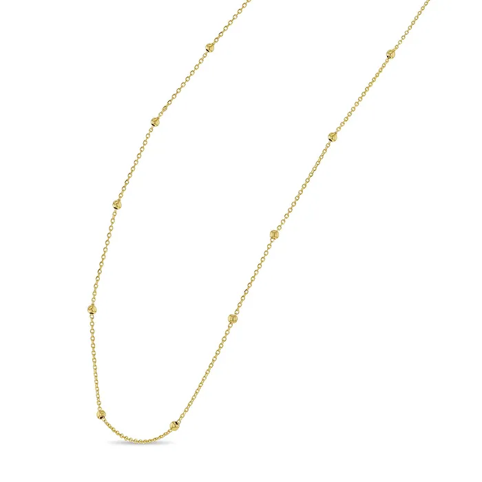 14k Gold Simple Polished Satellite 16 Kids Teen Necklace Kids Necklaces Pendants Necklaces