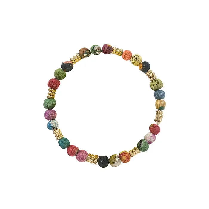 Adorned Kantha Bracelet WorldFinds Bracelets