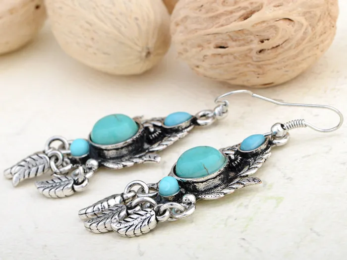 Alilang Earrings Petite Elements Peacock Plumage Post Earrings Alilang Earrings Petite Elements Peacock Plumage Post Earrings