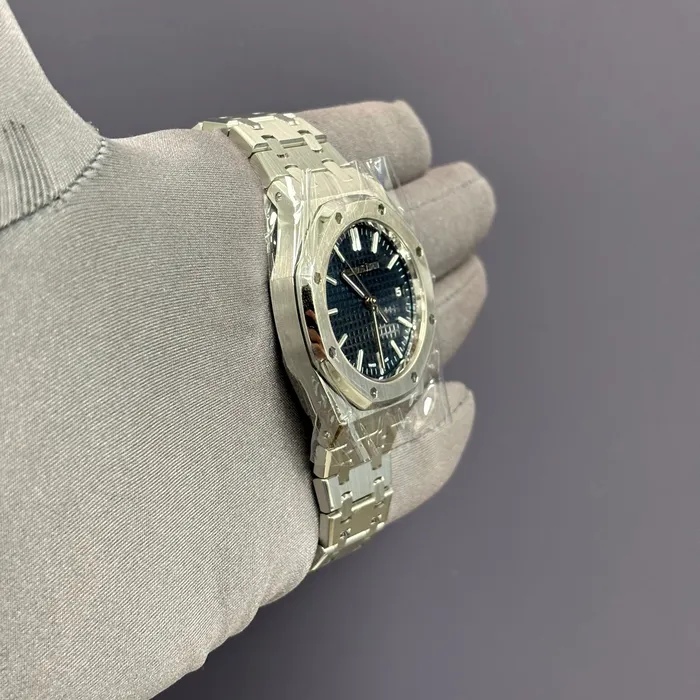 Audemars Piguet Royal Oak 37mm Blue Dial Watch Ref 15550STOO1356ST02 Happy Jewelers Watches Audemars Piguet Royal Oak 37mm Blue Dial Watch Ref 15550STOO1356ST02 Happy Jewelers Watches