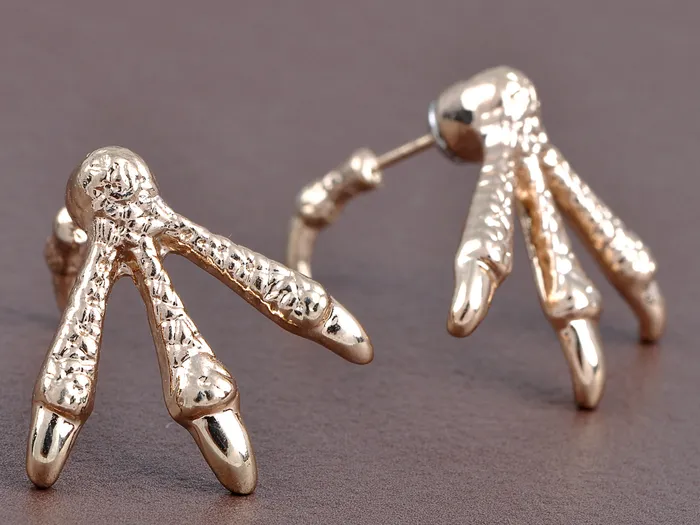 Earrings Bird Feet Delight Talon Studded Prehistoric Magic Time Earrings Alilang Earrings Bird Feet Delight Talon Studded Prehistoric Magic Time Earrings Alilang