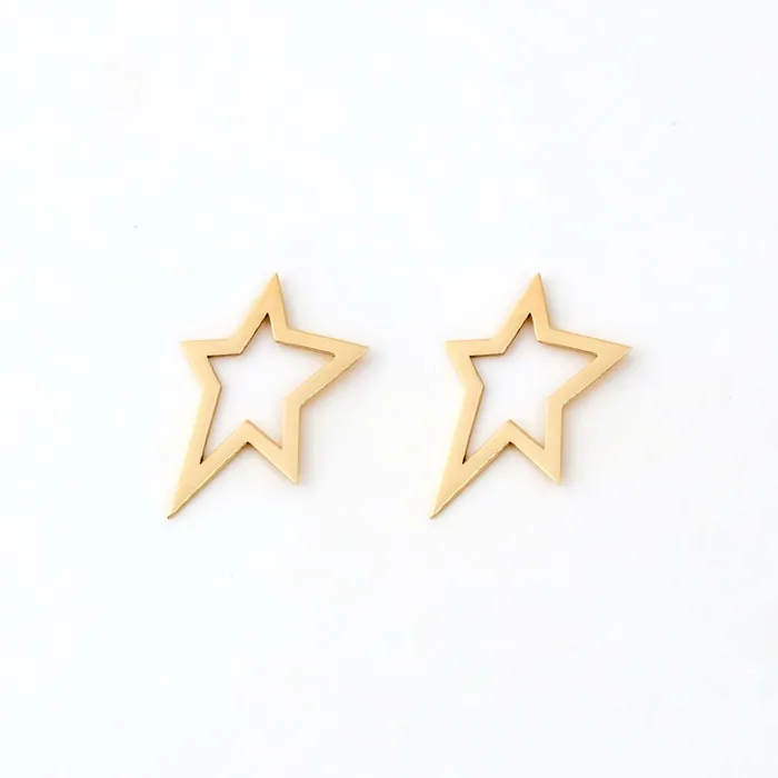 Earrings Gelin Diamond Asymmetric Star Earrings
