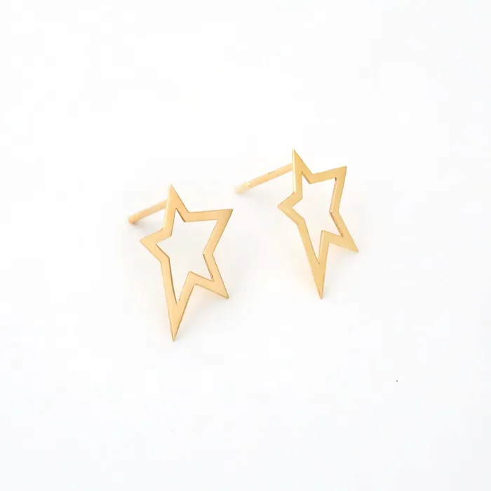 Earrings Gelin Diamond Asymmetric Star Earrings