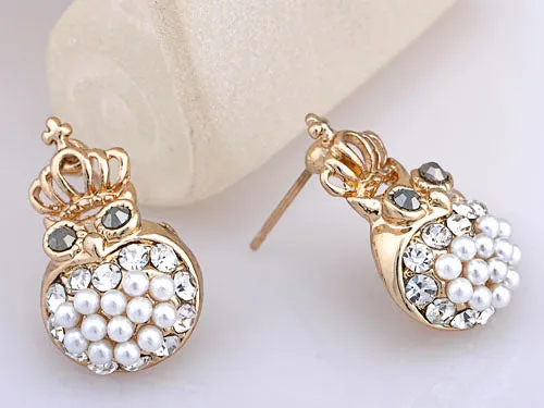 Earrings Refined by AnnaKaci Chubby Emperor Owl Penguin Bird Element Earrings Earrings Refined by AnnaKaci Chubby Emperor Owl Penguin Bird Element Earrings
