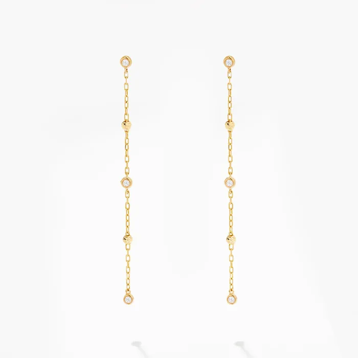 Gelin Diamond Earrings Pearls by the Yard Drop Earrings