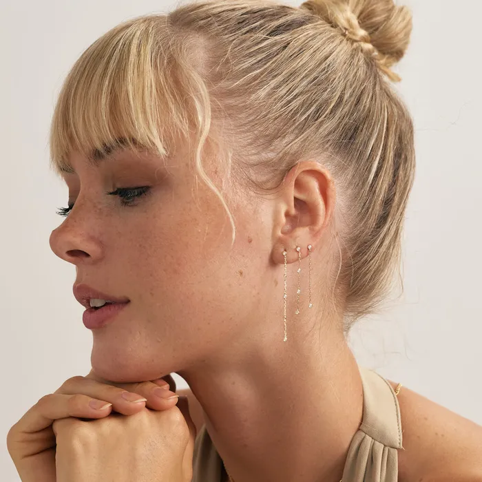 Gelin Diamond Earrings Pearls by the Yard Drop Earrings