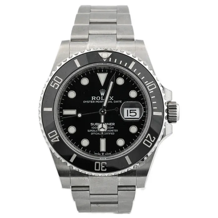 Happy Jewelers Watches Rolex Submariner 41mm Black Dot Dial Watch Ref 126610LN