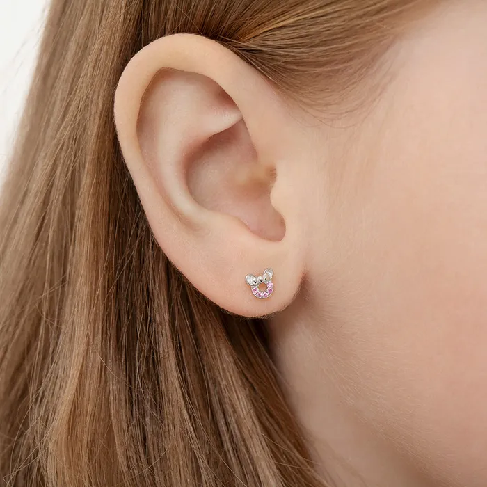 Kids Screw Back Earrings Earrings Petite Mouse Baby Toddler Kids Earrings Screw Back Sterling Silver