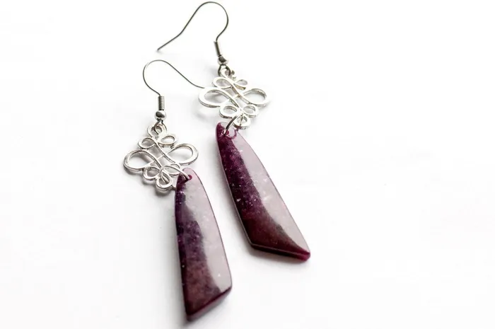 Lepidolite Earrings Fierce Lynx Designs Earrings