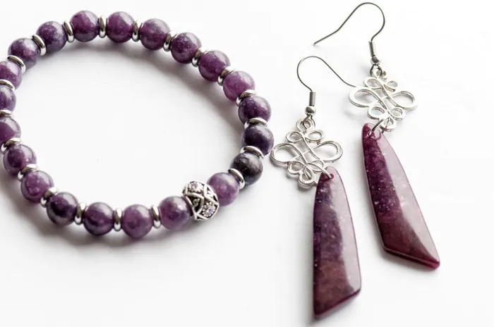 Lepidolite Earrings Fierce Lynx Designs Earrings
