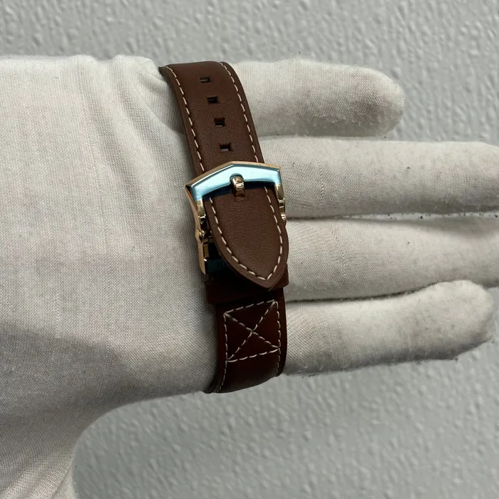 Patek Philippe Calatrava 42mm Brown Dial Watch Ref 5524R001 Happy Jewelers Watches
