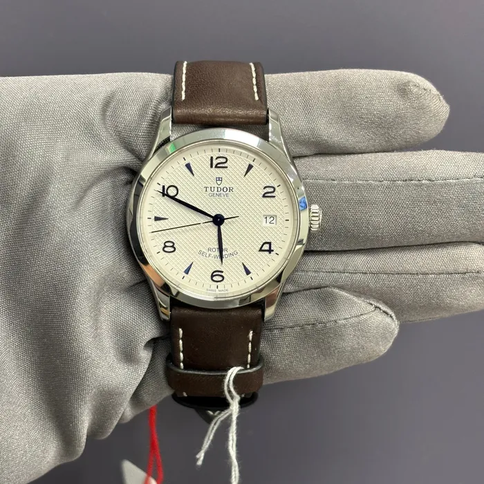 Tudor 1926 36mm White Dial Watch Ref 91650 Happy Jewelers Watches