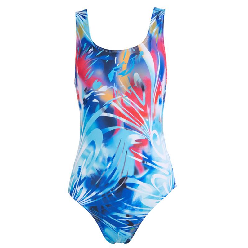 Beachwear | Womens One-shoulder embellished printed swimsuit Beachwear Beachwear