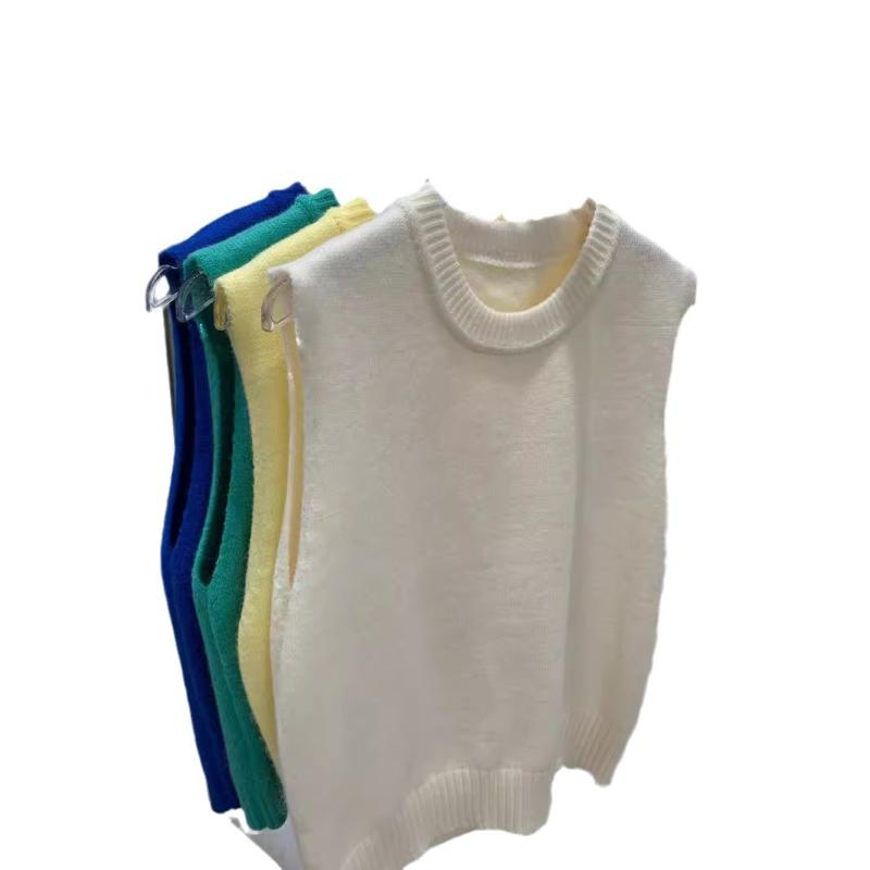 Knitwear | Womens Draped embellished merino wool tank Clothing Knitwear