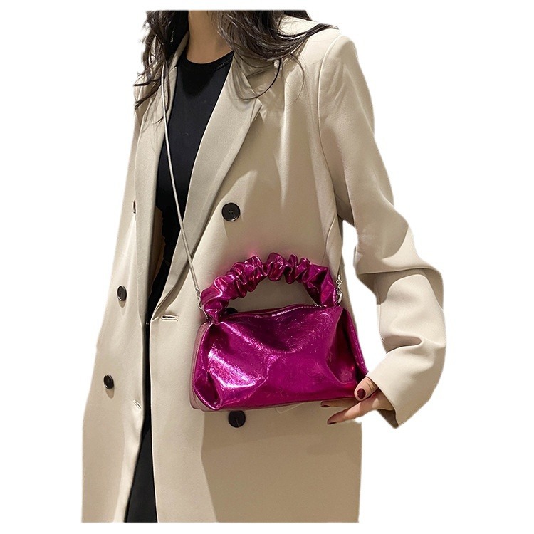 Top-Handle Bags | Womens Scrunchie crystal-embellished satin tote Bags Top-Handle Bags